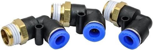 30Pcs Of PL6-02 6mm Push In One Touch Connector 1/4 Inch Thread Pneumatic Quick Fittings in Kuwait