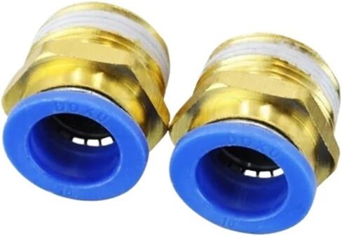 10Pcs PC16-06 16mm To 3/4 Inch Pneumatic Connectors Male Straight One-touch Fittings in Kuwait