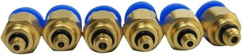 100Pcs PC6-M6 6mm To M6 Pneumatic Connectors Male Straight One-Touch Fittings in Kuwait