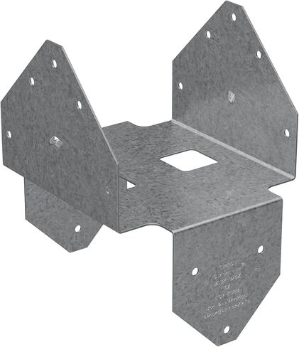 Simpson Strong-Tie BCS2-3/6Z BCS ZMAX غطاء عمود مجلفن لشعاع ثلاثي 2X، عمود 6X (عبوة من 10) in Kuwait