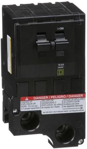 شنايدر إلكتريك QO2175 قاطع دائرة مصغر 120/240 فولت 175 أمبير SW قابل للانصهار Hd 600A No KO Nema12/محايد in Kuwait
