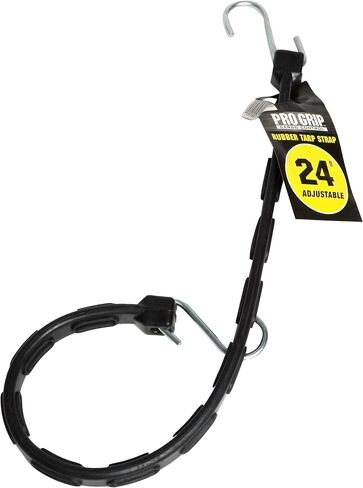 حزام ProGrip 712400 من المطاط الطبيعي قابل للتعديل مع خطافات S: الطول 60.96 سم in Kuwait