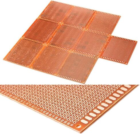 AKOAK 7 x 9 cm Solder Finished Prototype PCB for DIY Circuit Board Breadboard,Pack of 10 in Kuwait