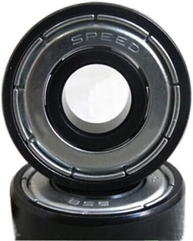 16Pcs Black Ceramic 608 Bearing 6 Balls for Inline Speed Skates Bearings in Kuwait