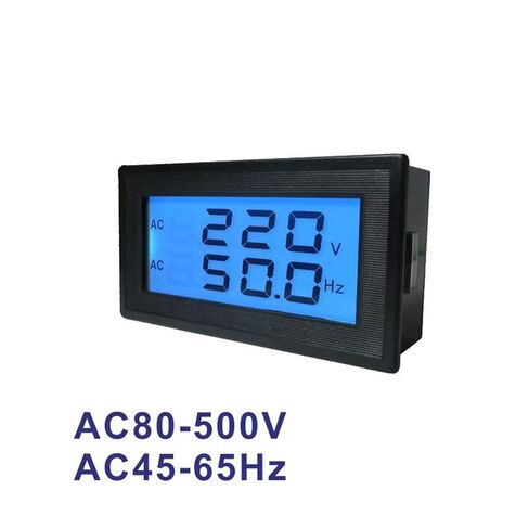 1 قطعة YB5130DVF الفولتميتر التيار المتناوب 80-500 فولت 45-65 هرتز الجهد تردد متر الرقمية هرتز تستر فولت لوحة رصد هرتز مقياس التيار المتناوب 220 فولت 380 فولت in Kuwait