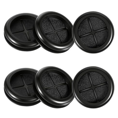 6 Pcs 2 Inch Rubber Grommet, 1-5/8'' ID, Rubber Grommets for Wiring Rubbers Wire Grommets Double-Sided Round Rubbers Hole Plugs Grommet for Automotive, Firewall, Wires, Cables in Kuwait