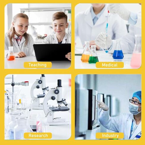 4 قطع احترافية من مجموعة أنابيب الطرد المركزي سعة 50 مل مع علامات تبويب قابلة للكتابة، وأنابيب اختبار الحاويات مع أغطية بلاستيكية للانتشار in Kuwait