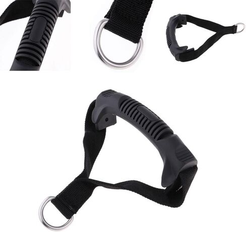Fitness Pull Rope Clamp PVC Gym Resistor Band Processing Powerful Webbed D-circle in Kuwait