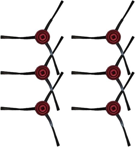 for Laresar Mars01 and for Lubluelu Robot Vacuum Side Brush Replacement Parts, 6 Pack Nylon Plastic Accessories for Edge and Corner Cleaning in Saudi Arabia