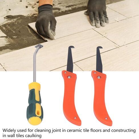 Kikumi Grout Removal Tool Ergonomic Grout Saw and 8-Blade Grout Cleaning Scraper, Sealing Tool in Kuwait