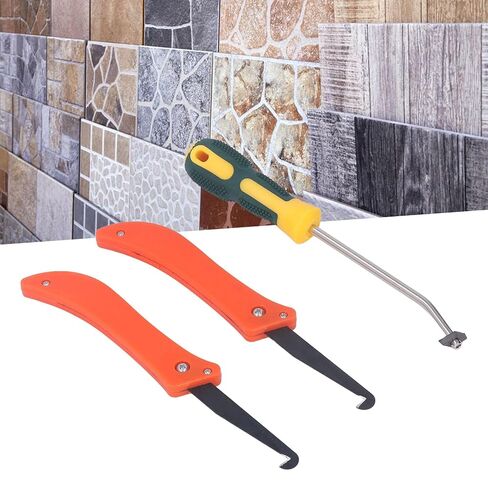 Kikumi Grout Removal Tool Ergonomic Grout Saw and 8-Blade Grout Cleaning Scraper, Sealing Tool in Kuwait