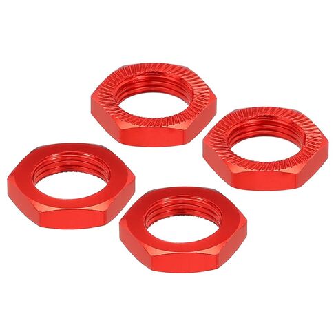 MECCANIXITY ألومنيوم 17 مم RC عجلة الجوز الموضوع M12x1.0mm صواميل عجلة سداسية RC صامولة عجلة RC لشاحنات السيارات طراز 1/8 RC على الطرق الوعرة قطع غيار السيارات المطورة حزمة من 4 (أرجواني) in Kuwait