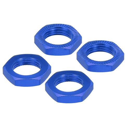 MECCANIXITY ألومنيوم 17 مم RC عجلة الجوز الموضوع M12x1.0mm صواميل عجلة سداسية RC صامولة عجلة RC لشاحنات السيارات طراز 1/8 RC على الطرق الوعرة قطع غيار السيارات المطورة حزمة من 4 (أرجواني) in Kuwait