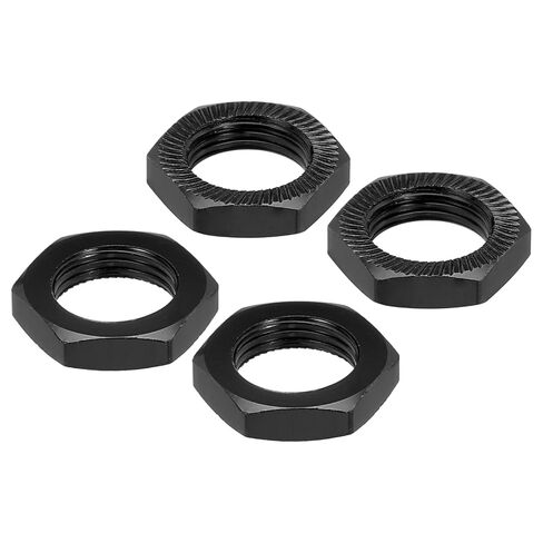 MECCANIXITY ألومنيوم 17 مم RC عجلة الجوز الموضوع M12x1.0mm صواميل عجلة سداسية RC صامولة عجلة RC لشاحنات السيارات طراز 1/8 RC على الطرق الوعرة قطع غيار السيارات المطورة حزمة من 4 (أرجواني) in Kuwait