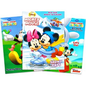Mickey Mouse Coloring Book Set (3 Books ~ 96 Pages Each)