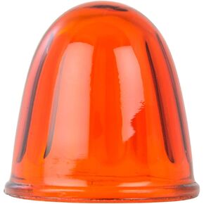 GG Grand General 80485 1-5/8 Inches Dia. Amber Glass Lens