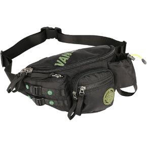 Fanny Pack, Sling Bag, Larswon Waist Pack with Bottle Holder, Running Bag Hiking Waist Bag Black