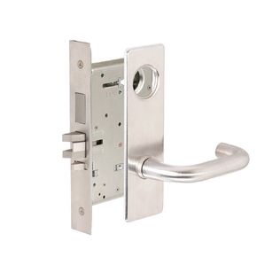 CORBINRUSSWIN ML2059-LWM-626-LC 626 Satin Chrome, Lever LWM Lustra, Storeroom, Steel; Stainless Steel; Brass