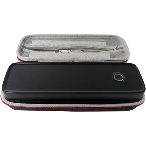 IOOIOO Carrying case with handle for portable printers of A80, P80. inner size (11x3.6x2.6 inches) or other suitable portable printers