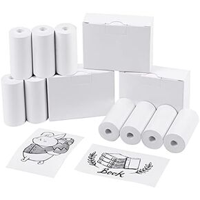 9 Rolls Premium Mini Printer Paper, Regular Thermal Paper Rolls for Mini Pocket Thermal Printer, Receipt Thermal Printer - 57mm x 5.8m, Diameter 25mm, Smooth,Flexible, 10 Years Duration in Kuwait