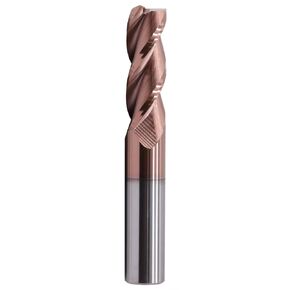 BestParts High Performance 37° Helix Solid Carbide 3/4" x 2-1/4" x 5" Long End Mill for Aluminum - ZRN Coated, 3 Flute, HRC55, 3/4" Cutting and Shank Diameter, 2-1/4" Length of Cut, 5" Overall Length