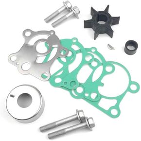 6H4-W0078-A0-00 Water Pump Impeller Repair Kit Replacement For Yamaha Outboard 25 40 50 HP C25 P50 Pro50 2 Stroke Boat Motor Engine Parts Sierra 18-3429 6H4-W0078-01-00 6H4-W0078-00-00
