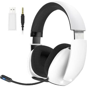 سماعة ألعاب لاسلكية BENGOO TA83 لجهاز PS5 PS4 PC، سماعات رأس بلوتوث 2.4G USB للألعاب مع ميكروفون لإلغاء الضوضاء لمفتاح كمبيوتر Mac المحمول in Kuwait