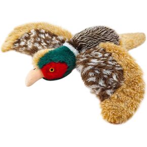 Interactive Pheasant Dog Puzzle Toy - Squeaky, Plush, Suitable for Small to Large Dogs