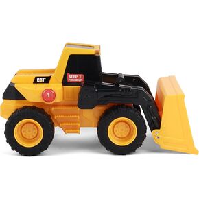 CAT Construction Toys, Construction 11.5" Power Haulers Wheel Loader, Realistic Lights & Sounds, Motion Drive Technology, Working Features, and Interactive Play for Ages 3+