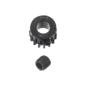 uxcell Mod 1 15T Pinion Gear 8mm Bore Hardened Steel Motor Rack Spur Gear for RC Car Truck Gear Drive