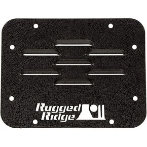 Rugged Ridge 11586.10 Tire Carrier Delete Plate; 07-18 Jeep Wrangler JK