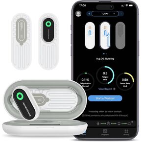 جهاز تتبع الترطيب الذكي الذي يمكن ارتداؤه، جهاز تتبع اللياقة البدنية للعرق، تحذير مبكر من أضرار التعب، نصيحة علمية للمكملات الغذائية للرياضيين، عشاق الرياضة in Kuwait