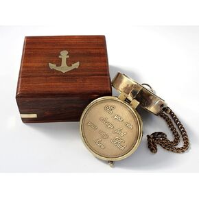 Camping Compass Engraved with “So You Can Always Find Your Way Back Home", Gift Compass for Christmas