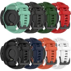 Compatible for Garmin Instinct 2S Band, 20mm Width Soft Silicone Wristband Replacement Watchband Strap for Garmin Instinct 2S/Instinct 2S Solar