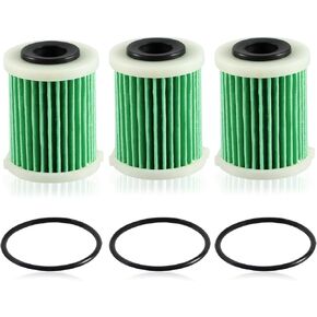 Fuel Filter Element with O-ring and Wrench Compatible with Yamaha Outboard 4-Strokes VZ150, VZ175, VZ200, F150, F200, F225, VF200 2006 to Current Replace#: 6P3-WS24A-01-00 6P3-24563-00-00