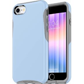 حافظة TEAM LUXURY لهاتف iPhone SE 2022 (الجيل الثالث)، حافظة iPhone SE 2020 (الجيل الثاني)، حافظة iPhone 8/7، [حماية من السقوط من الدرجة العسكرية] غطاء حماية للهاتف مقاس 4.7 بوصة، أسود/رمادي in Kuwait