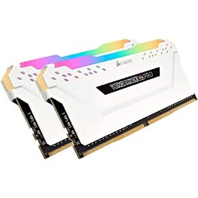 CORSAIR Vengeance RGB PRO 32GB (2x16GB) DDR4 2666 (PC4-21300) C16 Desktop Memory – White