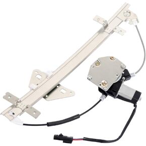 SCITOO Window Regulator Power Window Regulator Replacement fits for 2000-2004 For Dodge Dakota 1998-2003 For Dodge For Durango Rear Left Driver Side with Motor 5073325AC 741-598