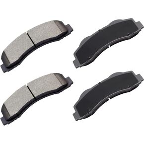 Front Ceramic Brake Pads Kits 4pcs fit for 2010-2019 for Ford Expedition,2010-2019 for Ford F-150,2010-2018 for Lincoln Navigator