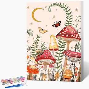 Fountor Framed Paint by Numbers Kit for Adults Beginner & Kids Ages 8-12, Sunflower Paint by Number with Frame, Easy Acrylic Watercolor Sunflower Painting by Numbers Kit on Canvas 10x10 inch in Kuwait