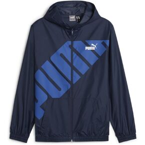 PUMA Men's Hooded Graphic Windbreaker