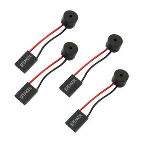 RuiLing 2-Pack PC اللوحة الأم المكونات الصغيرة المتكلم حالة الكمبيوتر المكتبي DIY الداخلية BIOS صفير إنذار الجرس