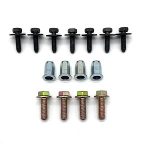 Region Offroad Steel Front Bumper Skid Plate Bolts/Nutserts Compatible with Jeep Wrangler JL JLU Gladiator JT