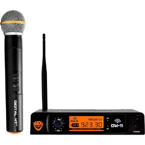 نظام الميكروفون اللاسلكي الرقمي Nady DW-11 - زمن وصول منخفض للغاية مع تعديل QPSK - مخرجات XLR و¼ بوصة - نطاق UHF - تردد ثابت in Kuwait