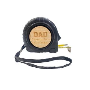 Gift For Dad, Custom Engraved Tape Measure, Personalized Gifts for Men, Step Dad or Bonus Dad Gift, Carpenter Gift (Dad, I Love You Beyond Measure)