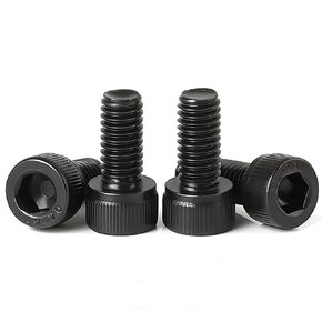 Generic M3-0.5x8mm Socket Head Cap Screws,12.9 Grade Alloy Steel M3 Bolts,Allen Socket Hex Drive, Black Oxide Finish,Machine Thread, Fully Threaded,UNC 50Pcs