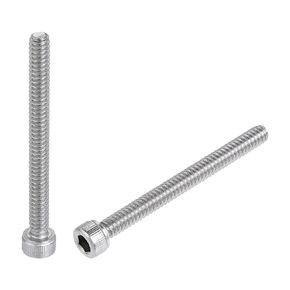 uxcell #10-24x1 Hex Socket Head Cap Screw Bolts 304 Stainless Steel Polished 25pcs