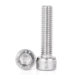 M6-1.0 x 30mm Hex Socket Head Cap Screws Bolts 304 Stainless Steel Allen Hex Drive, Machine Metric Fully Thread, 25PCS