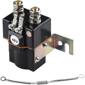 VANJING Golf Cart 48V Solenoid with Resistor Compatible with Club Car DS 1995-up，Club Car Precedent 2000-up Replaces Part Number SW80-2028P 101908701 102774701