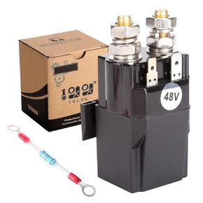 Golf Cart 48V 200A Solenoid with Resistor Assembly fit Club Car DS & Precedent & Tempo 2015-Up New Models,OEM# 102865901, 1028659-01, 1014947